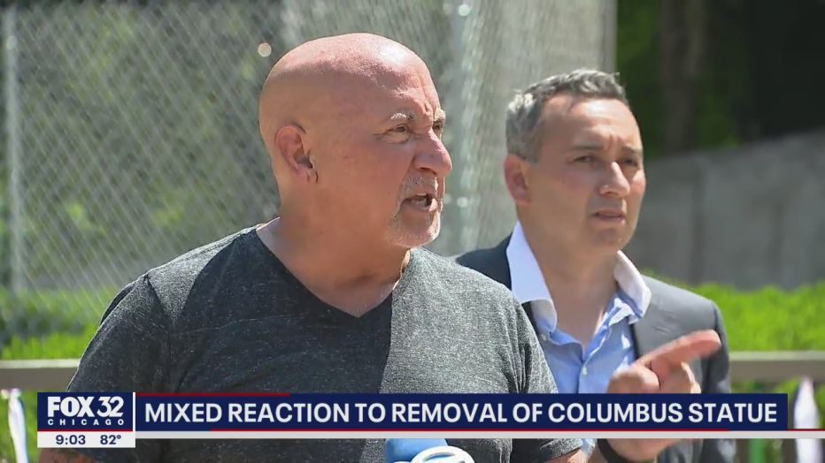 Some Italian-Americans outraged over removal of Christopher Columbus statues in Chicago