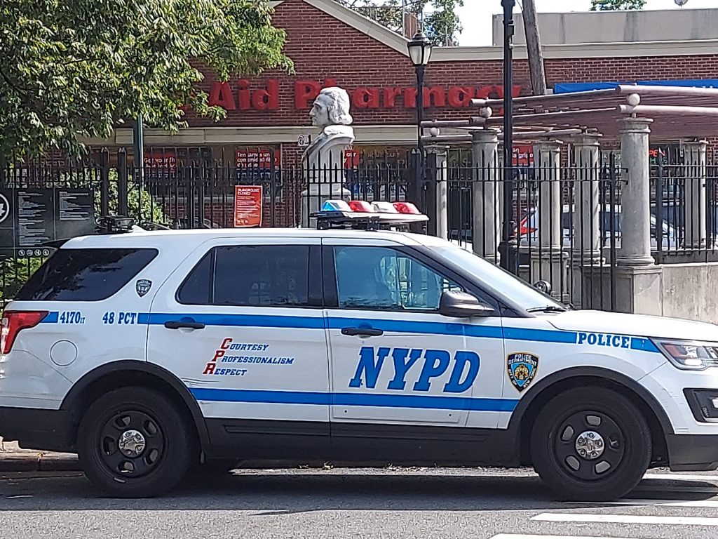 NYPD: Columbus Statue gets 24-Hour Police Protection in Belmont