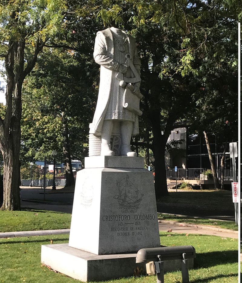 Waterbury voters: Columbus statue should stay on city land