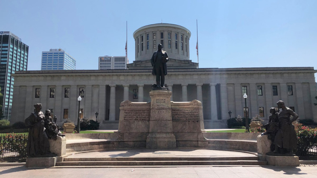 9-Foot Tall Christopher Columbus Statue To Remain On Ohio Statehouse Grounds Until At Least 2025