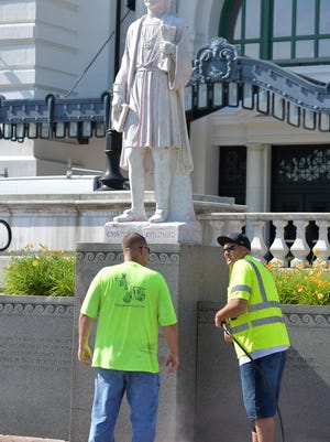 Worcester’s Christopher Columbus statue stays, as City Council votes against removal