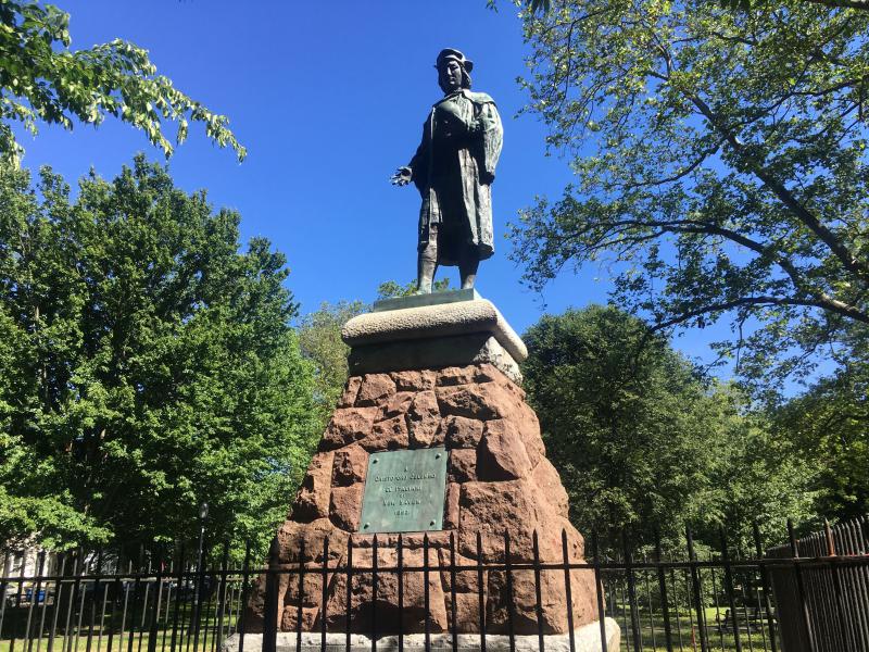 New Haven group’s fight to return the Columbus statue to park continues