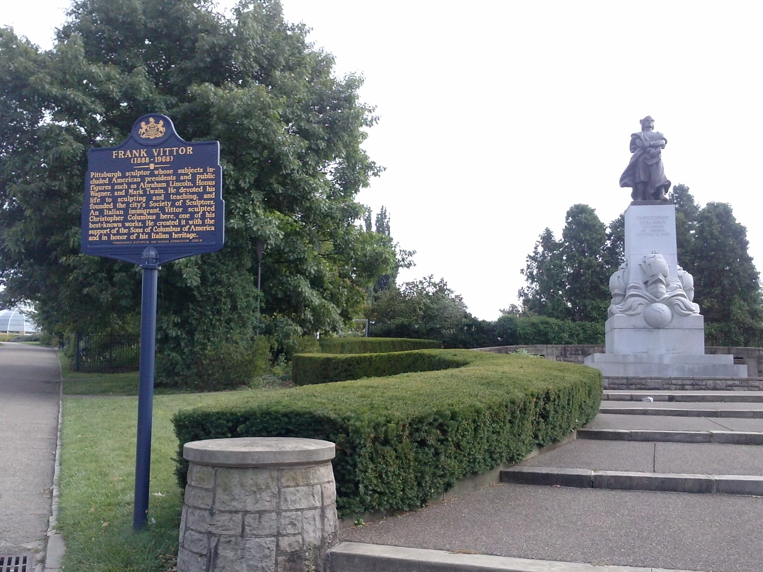 Judge to mediate dispute over Columbus statue in Pittsburgh